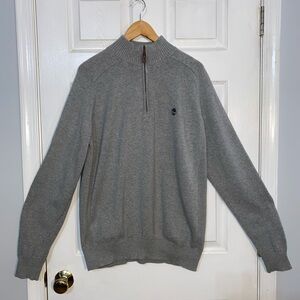Mens like new grey Timberland sweater size XL